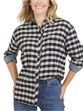 Lands' End Women's Flannel Shirt